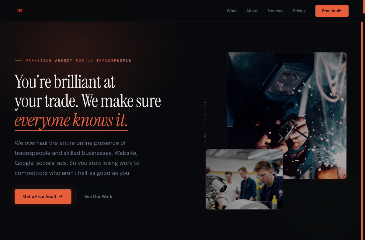 Rekraft Agency screenshot